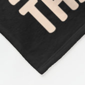 Milkshake is een betere chocolade melk voedsel lie fleece deken (Hoek)