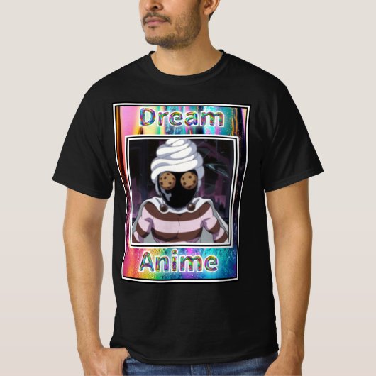 Milkshake Man Dream Anime T-shirt (Voorkant)