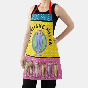 Milkshake Maven All-Over Print Schort