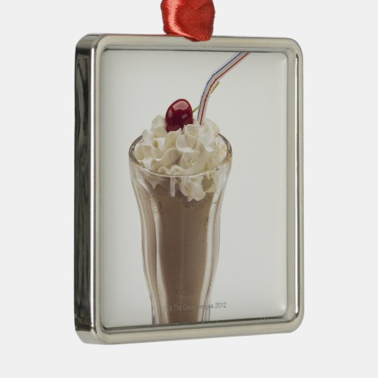 Milkshake Metalen Ornament (Rechts)