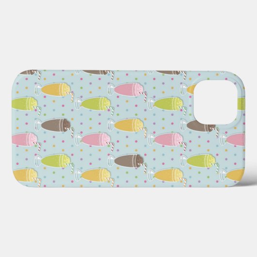Milkshake Pattern Case-Mate iPhone Case (Achterkant (horizontaal))