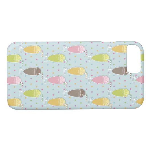 Milkshake Pattern Case-Mate iPhone Case (Achterkant (Horizontaal))