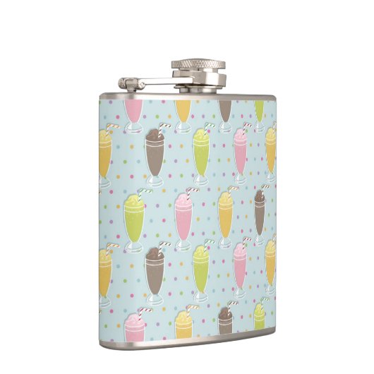 Milkshake Pattern Heupfles (Rechts)