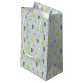 Milkshake Pattern Klein Cadeauzakje (Voorkant Gekanteld)