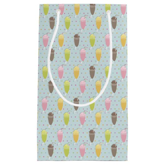 Milkshake Pattern Klein Cadeauzakje (Voorkant)