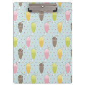 Milkshake Pattern Klembord (Voorkant)