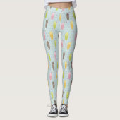 Milkshake Pattern Leggings (Voorkant)