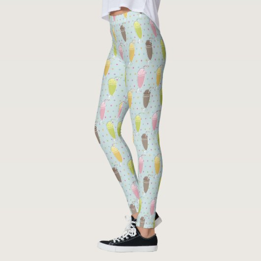Milkshake Pattern Leggings (Links)