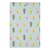 Milkshake Pattern Mini Klembord (Achterkant)