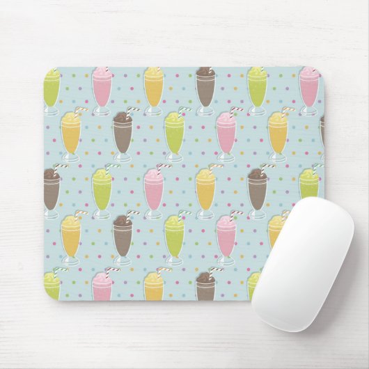Milkshake Pattern Muismat (Met muis)