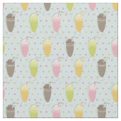 Milkshake Pattern Stof (Close Up)