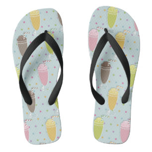 Milkshake Pattern Teenslippers