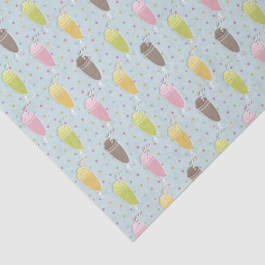 Milkshake Pattern Tissuepapier (Detail)