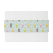 Milkshake Pattern Uitnodigingen Wikkel (Achterkant Voorbeeld)