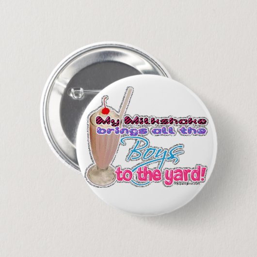 milkshake ronde button 5,7 cm (Voorkant /achterkant)