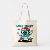 milkshake-tijd tote bag (Achterkant)