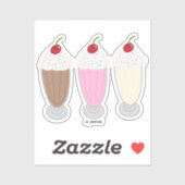 Milkshake Trio Sticker (Vel)