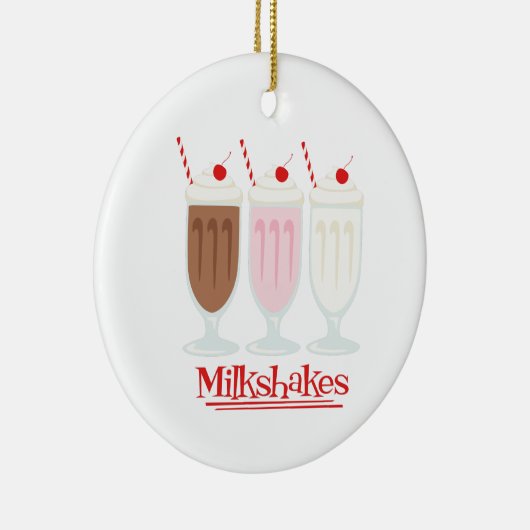 Milkshakes Keramisch Ornament (Rechts)