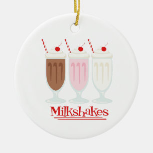 Milkshakes Keramisch Ornament
