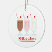 Milkshakes Keramisch Ornament (Links)