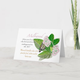 Milkweed Blank Card Bedankkaart