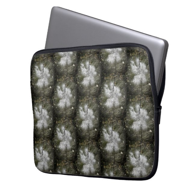 Milkweed | Botervlieg | Mist | Halve daling Laptop Sleeve (Voorkant Links)