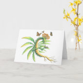 Milkweed Dragon Kaart (Gele Bloem)