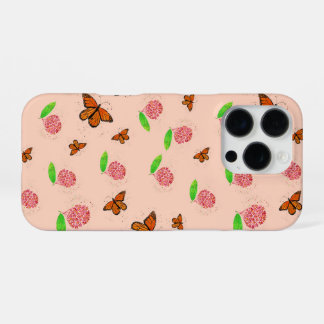 Milkweed en Monarch Butterfies Telefoonhoesje iPhone 16 Pro Hoesje
