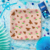 Milkweed en Monarch Butterfly Borden Papieren Bordje (Feest)