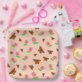 Milkweed en Monarch Butterfly Borden Papieren Bordje (Feest)