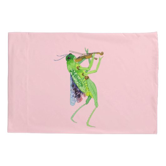 Milkweed Locust Violinist Kussensloop (Achterkant)