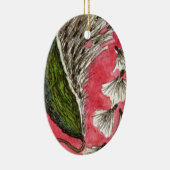 "Milkweed Pod" Floral Ornament (Rechts)