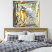 Milkweed Pods - spiegeldoos Canvas Afdruk (Insitu (Slaapkamer))