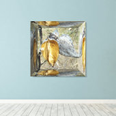 Milkweed Pods - spiegeldoos Canvas Afdruk (Insitu (Houten vloer))