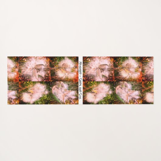 Milkweed | Sangria Yogamat (Achterkant (horizontaal))