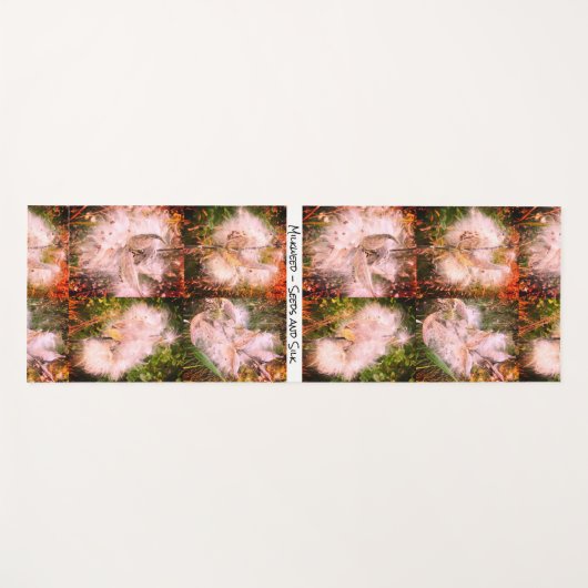 Milkweed | Sangria Yogamat (Voorkant (horizontaal))