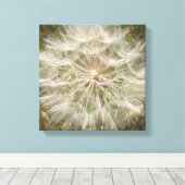 Milkweed Seed Pod Macro Canvas Afdruk (Insitu (Houten vloer))