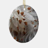 Milkweed Seeds Exodus Monarch Butterfly Food Keramisch Ornament (Rechts)