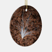 Milkweed Seeds Food of Monarch Butterfly Keramisch Ornament (Rechts)