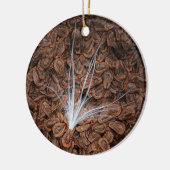 Milkweed Seeds Food of Monarch Butterfly Keramisch Ornament (Links)
