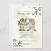 Milky House Warming Invitation Kaart Set (Voorkant)