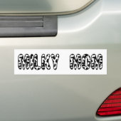 Milky Mam Bumpersticker (Op auto)