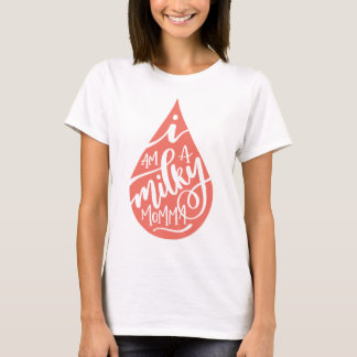 Milky Momma Coral Design T-shirt