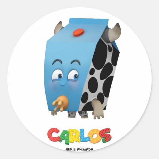 MIlky Sticker - Karl animatieserie (Voorkant)