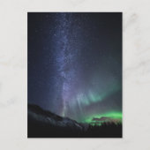 Milky Way Aurora Briefkaart (Voorkant)