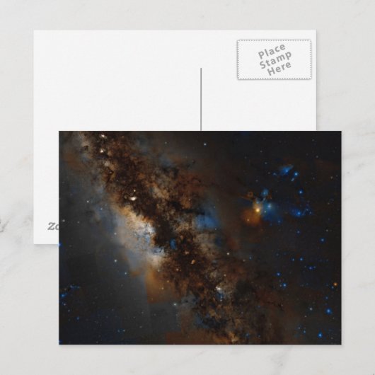 Milky Way Briefkaart (Voorkant / Achterkant)