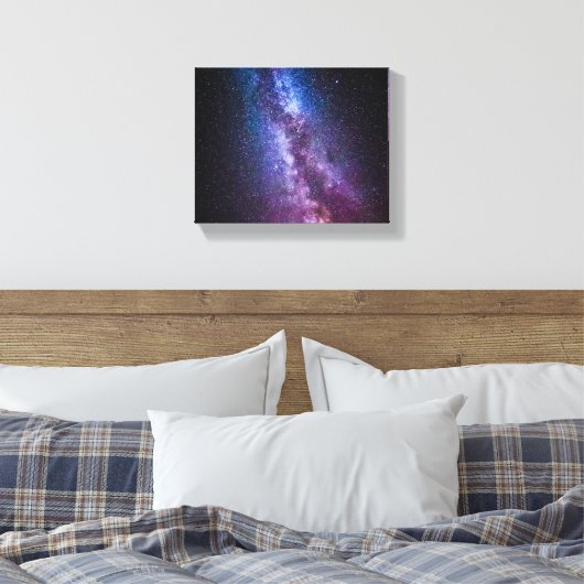 Milky-way bright coconto canvas afdruk (Insitu (Slaapkamer))