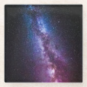 Milky-way bright coconto glazen onderzetter (Voorkant)
