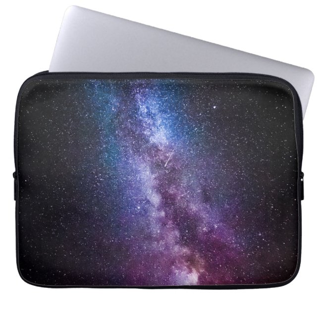 Milky-way bright coconto laptop sleeve (Voorkant)