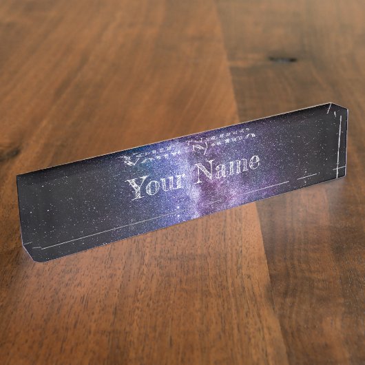 Milky-way bright coconto naambordje (Zijkant)